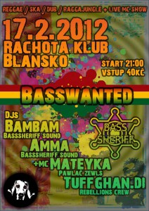 Plakát  party Basswanted 3 